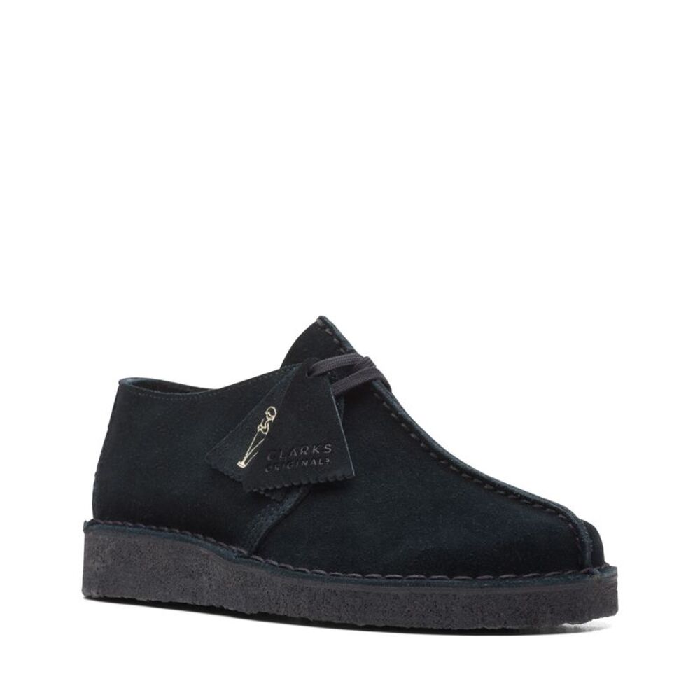 Clarks Womens Desert Trek Black Shoes (NWT) - Picture 2 of 6